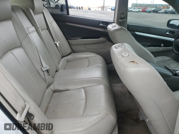 2012 Infiniti G25 Journey with VIN JN1DV6AP1CM701275, listed as a Copart auction lot 54253555 with 113,662 mi miles and Salvage title. Bid and sale history available at DreamBid. Image 10.