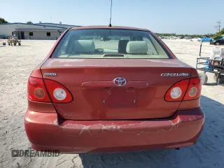 2008 Toyota Corolla CE with VIN 1NXBR32E68Z033223, listed as a Copart auction lot 55874055 with 156,500 mi miles and Clean Title. Bid and sale history available at DreamBid. Image 6.