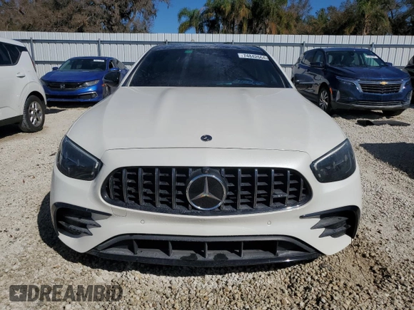 2022 Mercedes-Benz E 53 AMG with VIN W1KZF6BB5NB031706, listed as a Copart auction lot 74842664 with Not Provided miles and Non Repairable. Bid and sale history available at DreamBid. Image 5.