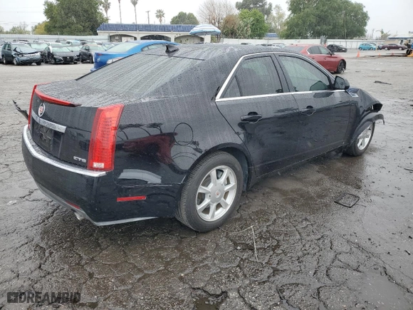 2009 Cadillac CTS RWD w/1SB with VIN 1G6DU57V890150457, listed as a Copart auction lot 48955415 with 92,980 mi miles and Salvage Title. Bid and sale history available at carsss.com. Image 3.