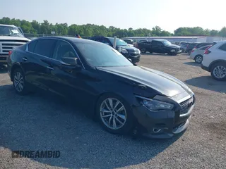 2016 Infiniti Q50 Premium with VIN JN1EV7AR9GM342176, listed as a IAAI auction lot 42423117 with 108,361 mi miles and . Bid and sale history available at DreamBid. Image 1.