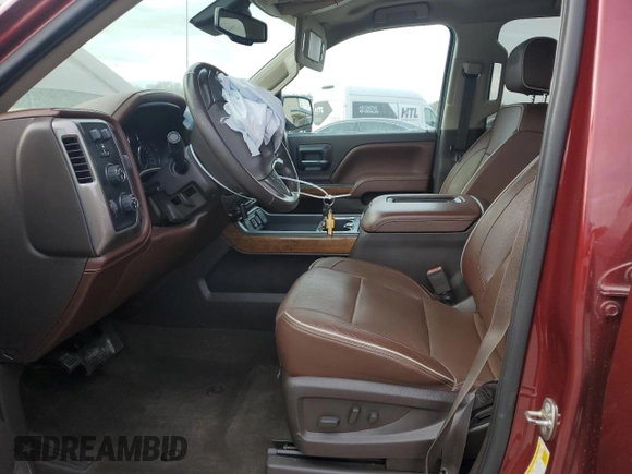 2016 Chevrolet Silverado 1500 High Country with VIN 3GCUKTEC7GG173343, listed as a Copart auction lot 86071504 with 124,675 mi miles and Salvage Title. Bid and sale history available at DreamBid. Image 7.