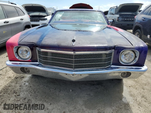 1970 Chevrolet Monte Carlo z VIN 138570F187605, wystawiony jako Copart lot #74946574 z przebiegiem Nie podano mil oraz Nie do naprawy. Historia ofert i sprzedaży dostępna na DreamBid. Obrazek 5.