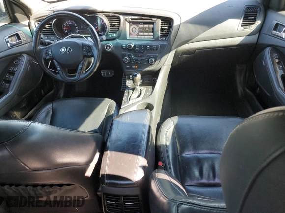 2013 Kia Optima SX with VIN 5XXGR4A64DG216873, listed as a Copart auction lot 50030885 with 189,226 mi miles and Salvage Title. Bid and sale history available at carsss.com. Image 8.