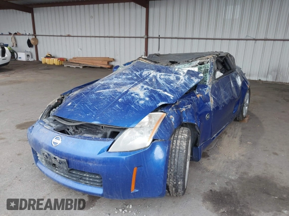 2005 Nissan 350Z Touring with VIN JN1AZ36A45M753058, listed as a IAAI auction lot 41563023 with 1 mi miles. Bid and sale history available at carsss.com. Image 6.