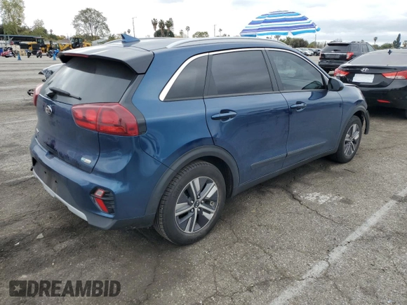 2020 Kia Niro LXS with VIN KNDCB3LC5L5377400, listed as a Copart auction lot 49432945 with 44,265 mi miles and Salvage Title. Bid and sale history available at carsss.com. Image 3.