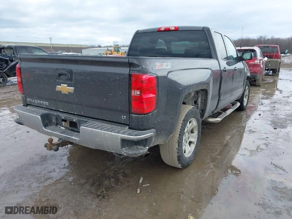 2015 Chevrolet Silverado 1500 LT with VIN 1GCVKREC8FZ361181, listed as a IAAI auction lot 41449096 with 129,811 mi miles. Bid and sale history available at carsss.com. Image 4.