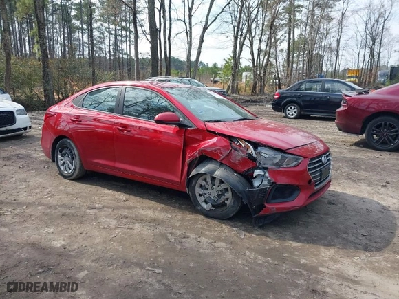 2022 Hyundai Accent SE with VIN 3KPC24A60NE166552, listed as a IAAI auction lot 41680536 with 29,658 mi miles. Bid and sale history available at carsss.com. Image 1.