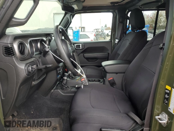 2022 Jeep Wrangler Unlimited Willys with VIN 1C4HJXDM4NW195983, listed as a Copart auction lot 48245114 with 21,920 mi miles and . Bid and sale history available at DreamBid. Image 7.