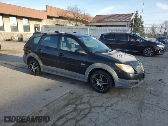2006 Pontiac Vibe with VIN 5Y2SL65806Z444419, listed as a Copart auction lot 50120835 with 299,999 mi miles and Salvage Title. Bid and sale history available at DreamBid. Image 4.