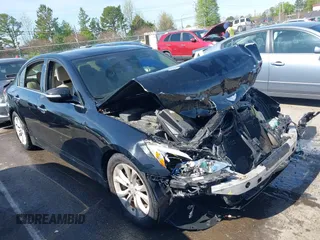 2013 Hyundai Genesis 3.8L with VIN KMHGC4DD3DU221080, listed as a IAAI auction lot 41931903 with 136,532 mi miles and . Bid and sale history available at DreamBid. Image 1.
