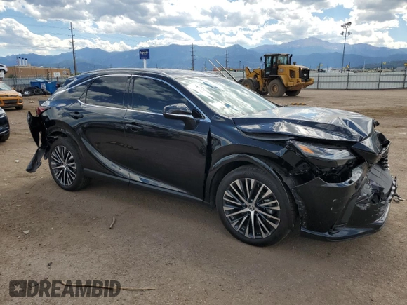 2023 Lexus RX with VIN 2T2BAMCA4PC003366, listed as a Copart auction lot 61029624 with 25,053 mi miles and Salvage Title. Bid and sale history available at carsss.com. Image 4.