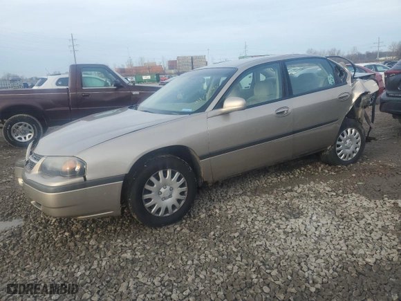 2001 Chevrolet Impala with VIN 2G1WF52E119250829, listed as a Copart auction lot 44790935 with 105,813 mi miles and Salvage Title. Bid and sale history available at carsss.com. Image 1.