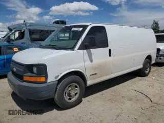 2004 Chevrolet Express Cargo with VIN 1GCHG39U641181174, listed as a Copart auction lot 56341265 with 178,630 mi miles and Salvage title. Bid and sale history available at DreamBid. Image 1.