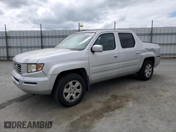 2006 Honda Ridgeline RTL with VIN 2HJYK16566H520340, listed as a Copart auction lot 54568505 with 168,187 mi miles and Salvage Title. Bid and sale history available at carsss.com. Image 1.