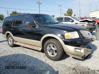 2006 Ford Expedition Eddie Bauer with VIN 1FMPU17596LA91363, listed as a Copart auction lot 55474755 with 127,201 mi miles and Salvage title. Bid and sale history available at DreamBid. Image 4.