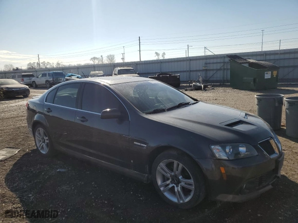 2009 Pontiac G8 with VIN 6G2ER57729L157835, listed as a Copart auction lot 43198785 with 203,271 mi miles and Salvage Title. Bid and sale history available at carsss.com. Image 4.