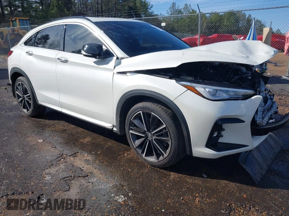 2022 Infiniti QX55 Luxe с VIN 3PCAJ5J33NF102974, выставлен на аукционе IAAI как лот 41453671 с пробегом 56 750 миль миль и . История ставок и продаж доступна на DreamBid. Изображение 1.