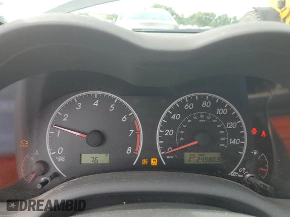 2010 Toyota Corolla с VIN 2T1BU4EE3AC447325, выставлен на аукционе Copart как лот 63937665 с пробегом 249 803 миль миль и Чистый • Clean title. История ставок и продаж доступна на DreamBid. Изображение 9.