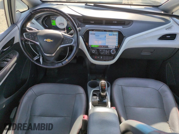 2017 Chevrolet Bolt EV Premier with VIN 1G1FX6S09H4181957, listed as a Copart auction lot 60480985 with 71,839 mi miles and Salvage title. Bid and sale history available at DreamBid. Image 8.
