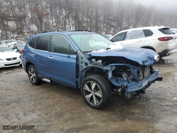 2019 Subaru Forester Touring with VIN JF2SKAWCXKH593401, listed as a Copart auction lot 45157845 with 59,814 mi miles and Salvage Title. Bid and sale history available at carsss.com. Image 4.