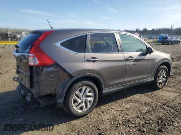 2016 Honda CR-V EX with VIN 2HKRM4H53GH632412, listed as a Copart auction lot 53661015 with 49,261 mi miles and Salvage Title. Bid and sale history available at DreamBid. Image 3.