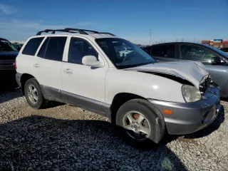 2002 Hyundai Santa Fe GLS with VIN KM8SC73D92U238329, listed as a Copart auction lot 85216264 with 107,371 mi miles and Salvage Title. Bid and sale history available at carsss.com. Image 4.