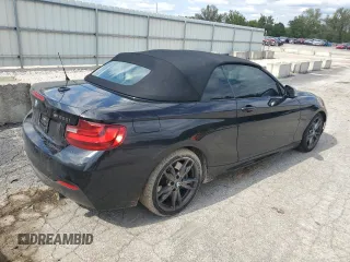2016 BMW 2 Series M235i with VIN WBA1M1C52GV394388, listed as a Copart auction lot 73257804 with 87,391 mi miles and Salvage Title. Bid and sale history available at carsss.com. Image 3.