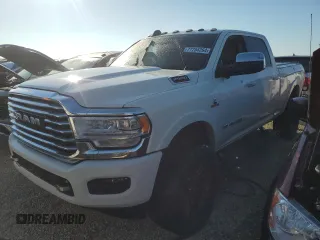 2020 Ram 2500 Laramie Longhorn with VIN 3C6UR5GL3LG142841, listed as a Copart auction lot 77254264 with Not provided miles and Non repairable. Bid and sale history available at DreamBid. Image 1.