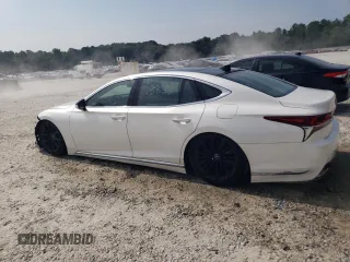 2018 Lexus LS with VIN JTHB5LFF7J5006548, listed as a Copart auction lot 63211874 with 0 mi miles and Salvage Title. Bid and sale history available at carsss.com. Image 2.