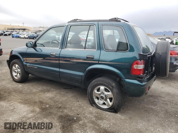 1999 Kia Sportage with VIN KNDJB7232X5612065, listed as a Copart auction lot 47575445 with 77,486 mi miles and Clean Title. Bid and sale history available at carsss.com. Image 2.