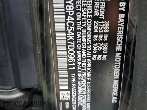 2019 BMW i3 with VIN WBY8P4C54K7D09611, listed as a Copart auction lot 48233235 with 59,853 mi miles and Salvage Title. Bid and sale history available at carsss.com. Image 13.