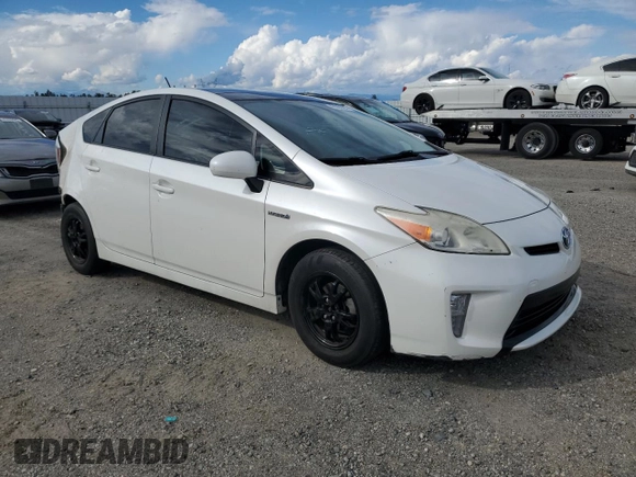 2012 Toyota Prius One with VIN JTDKN3DU3C5498632, listed as a Copart auction lot 47883705 with 127,449 mi miles and Salvage Title. Bid and sale history available at carsss.com. Image 4.