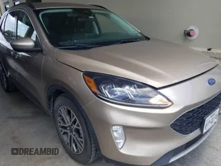 2021 Ford Escape SEL Hybrid with VIN 1FMCU0CZXMUB25464, listed as a IAAI auction lot 42616757 with 96,059 mi miles and . Bid and sale history available at DreamBid. Image 1.