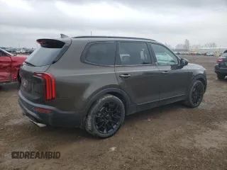 2021 Kia Telluride SX with VIN 5XYP5DHC7MG185623, listed as a Copart auction lot 49771345 with 101,167 mi miles and Clean Title. Bid and sale history available at carsss.com. Image 3.