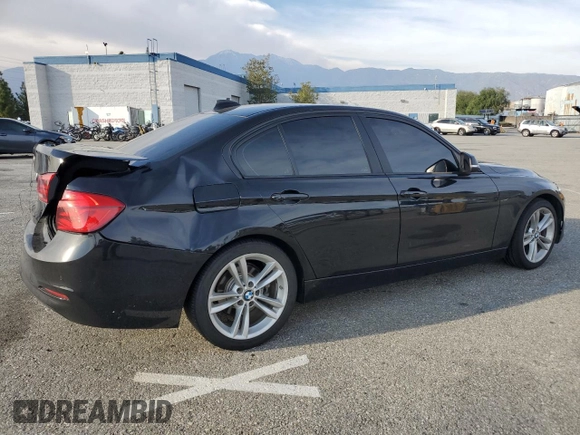 2018 BMW 3 Series 320i with VIN WBA8A9C51JAH12654, listed as a Copart auction lot 45710645 with 108,681 mi miles and Salvage Title. Bid and sale history available at carsss.com. Image 3.