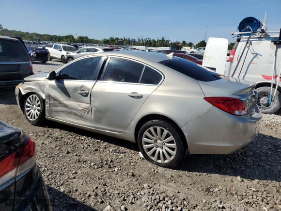 2011 Buick Regal CXL Turbo TO2 with VIN W04GW5EV8B1074336, listed as a Copart auction lot 67150364 with 0 mi miles and Salvage Title. Bid and sale history available at carsss.com. Image 2.