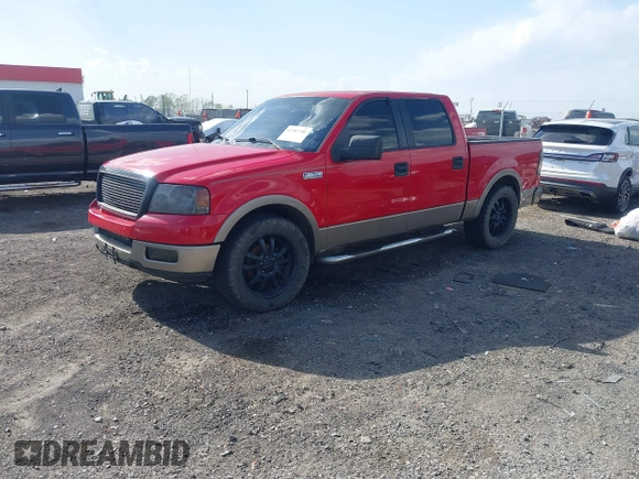 2005 Ford F-150 XLT with VIN 1FTPW12585KE04249, listed as a IAAI auction lot 41983950 with 212,289 mi miles. Bid and sale history available at carsss.com. Image 18.