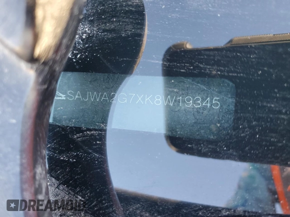 2019 Jaguar XJ Portfolio with VIN SAJWA2G7XK8W19345, listed as a Copart auction lot 72649384 with Not Provided miles and Salvage Title. Bid and sale history available at DreamBid. Image 13.