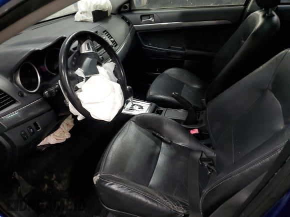 2011 Mitsubishi Lancer GTS with VIN JA32U8FW9BU004422, listed as a Copart auction lot 69990684 with 168,770 mi miles and Salvage Title. Bid and sale history available at DreamBid. Image 7.