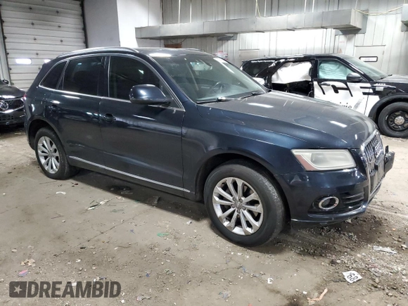 2013 Audi Q5 Premium Plus with VIN WA1LFAFP3DA005533, listed as a Copart auction lot 50541595 with 157,948 mi miles and Non Repairable. Bid and sale history available at carsss.com. Image 4.