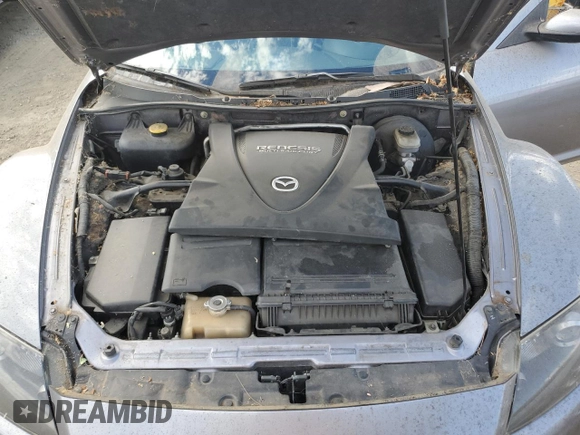 2004 Mazda RX-8 with VIN JM1FE17N240117619, listed as a Copart auction lot 77235454 with 121,887 mi miles and Clean Title. Bid and sale history available at carsss.com. Image 11.