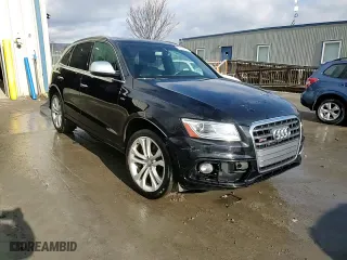 2016 Audi SQ5 Premium Plus with VIN WA1CCAFP3GA009787, listed as a Copart auction lot 46664545 with 69,409 mi miles and Salvage Title. Bid and sale history available at carsss.com. Image 14.
