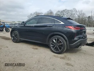 2023 Infiniti QX55 Luxe z VIN 3PCAJ5JR2PF114248, wystawiony jako Copart lot #44572305 z przebiegiem 18 599 mil mil oraz Szkoda całkowita • Salvage title. Historia ofert i sprzedaży dostępna na DreamBid. Obrazek 2.