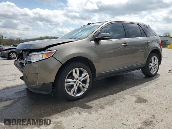 2013 Ford Edge Limited with VIN 2FMDK3KC7DBE30502, listed as a Copart auction lot 51823875 with 124,172 mi miles and Clean Title. Bid and sale history available at carsss.com. Image 1.