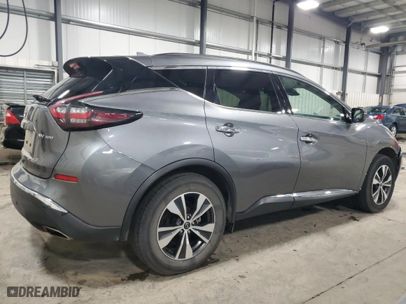 2023 Nissan Murano SV with VIN 5N1AZ2BS8PC131573, listed as a Copart auction lot 53971445 with 42,099 mi miles and Clean Title. Bid and sale history available at carsss.com. Image 3.