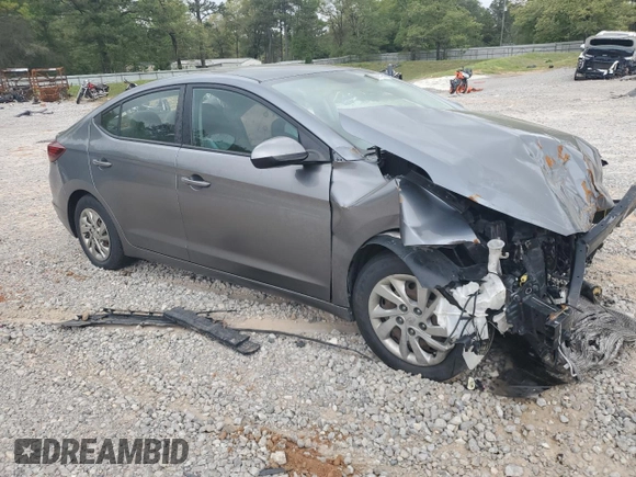 2019 Hyundai Elantra SE with VIN KMHD74LF2KU818938, listed as a Copart auction lot 51958095 with Not Provided miles and Salvage Title. Bid and sale history available at DreamBid. Image 4.