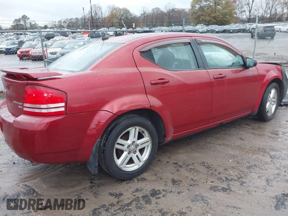 2009 Dodge Avenger SXT with VIN 1B3LC56BX9N523621, listed as a IAAI auction lot 41068673 with 174,055 mi miles. Bid and sale history available at carsss.com. Image 4.