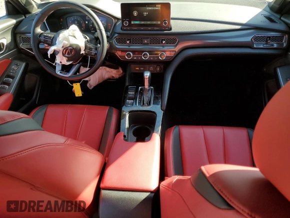 2024 Acura Integra w/A-Spec Package with VIN 19UDE4H30RA009850, listed as a Copart auction lot 53495375 with 9,036 mi miles and Salvage title. Bid and sale history available at DreamBid. Image 8.