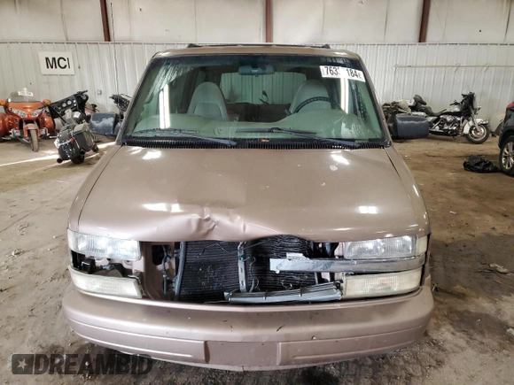 2000 Chevrolet Astro with VIN 1GNDM19W9YB201177, listed as a Copart auction lot 76337184 with 159,661 mi miles and Clean Title. Bid and sale history available at carsss.com. Image 5.